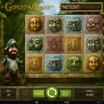 888Casino - Gonzo's Quest Slot - Aventūras Sloti ar Kaskādes Uzvarām