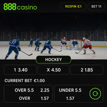 888Casino - Hockey Betting - Bet on Ice Hockey
